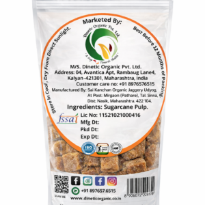 Pure Organic Jaggery Cubes Back-Ilika