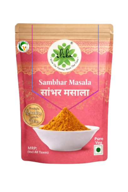 Sambhar Masala Powder Front- Ilika