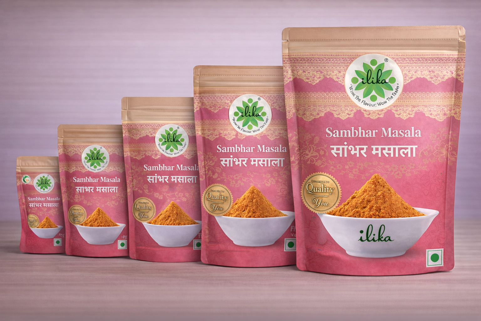 Sambhar Masala Powder Variants-Ilika